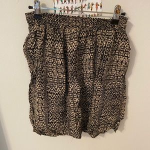 Mossimo Print Mini Skirt w/ Pockets